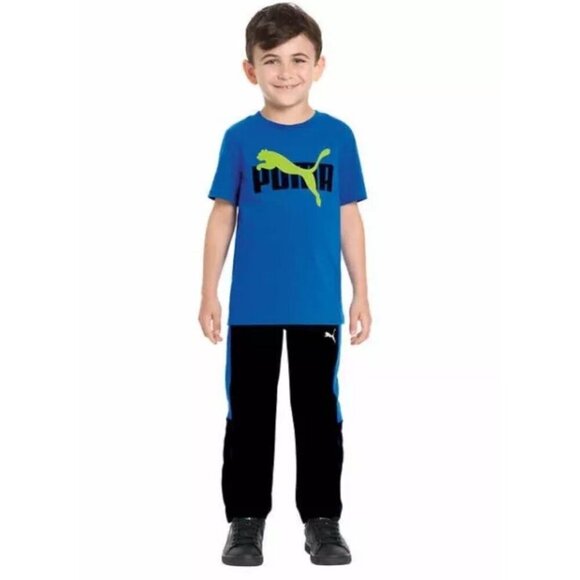 Puma Other - Puma Toddler Boys' 3-Piece Tracksuit Set Size 3T Blue & Navy